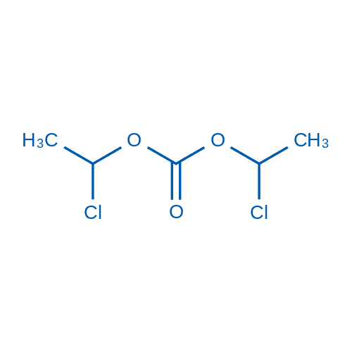 碳酸双(1-氯乙基)酯 分子结构式