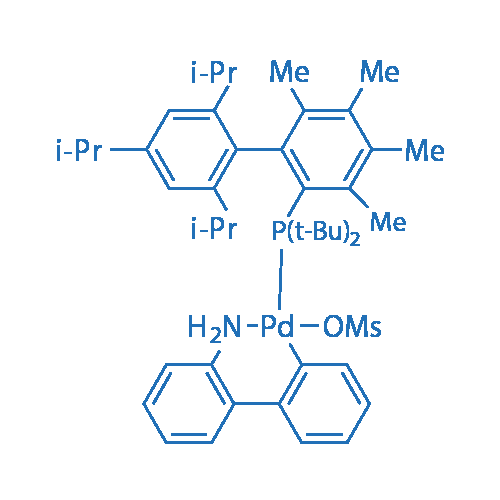 甲磺酸(2-二叔丁基膦-3,4,5,6-四甲基-2',4',6'-三异丙基联苯基)(2'-氨基-1,1'-联苯-2-基)钯(II)