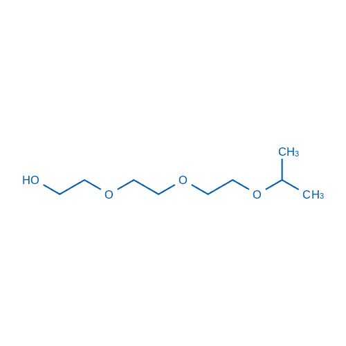 2-(2-(2-异丙氧基乙氧基)乙氧基)乙醇 分子结构式