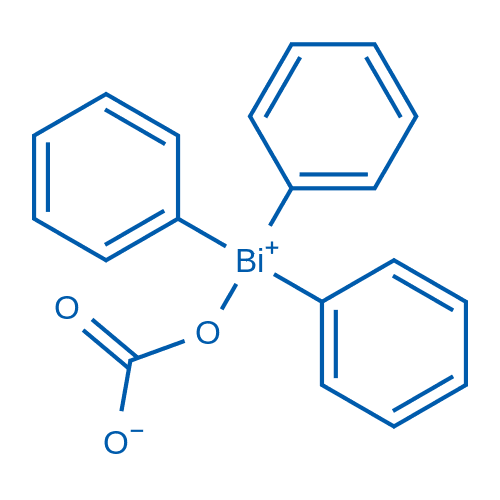三苯基碳酸铋 分子结构式