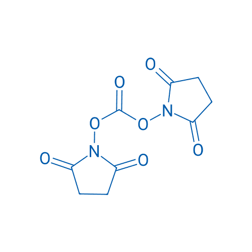 N,N-二琥珀酰亚胺基碳酸酯 分子结构式