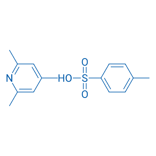 2,4,6-三甲基吡啶对甲苯磺酸盐 分子结构式