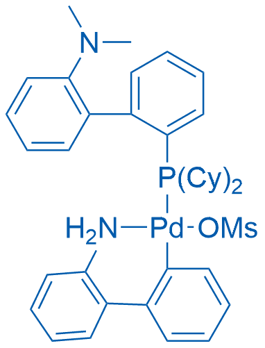 甲磺酸[2-(二环己基膦基)-2'- (N,N-二甲基氨基)-1,1'-联苯](2'-氨基-1,1'-联苯-2-基)钯(II)