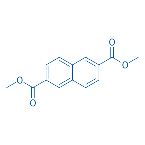 2,6-萘二甲酸二甲酯 分子结构式