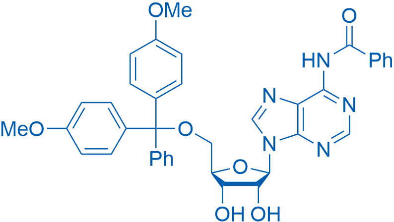 N-(9-((2R,3R,4S,5R)-5-((双(4-甲氧基苯基)(苯基)甲氧基)甲基)-3,4-二羟基四氢呋喃-2-基)-9H-嘌呤-6-基)苯甲酰胺