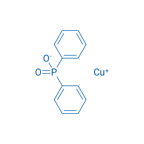 二苯基磷酸亚铜(I) 分子结构式