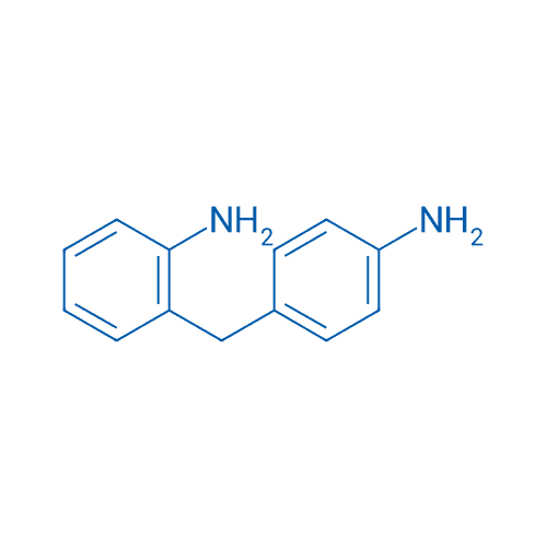 2-(4-氨基苄基)苯胺 分子结构式