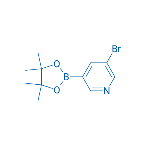 5-溴吡啶-3-硼酸频哪醇酯 分子结构式