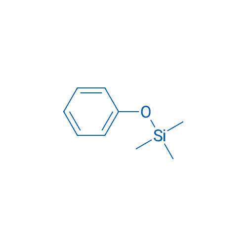 三甲基(苯氧基)硅烷 分子结构式