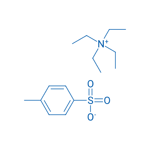 四乙基对甲苯磺酸铵 分子结构式