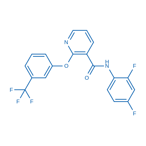 N-(2,4-二氟苯基)-2-(3-(三氟甲基)苯氧基)烟酰胺