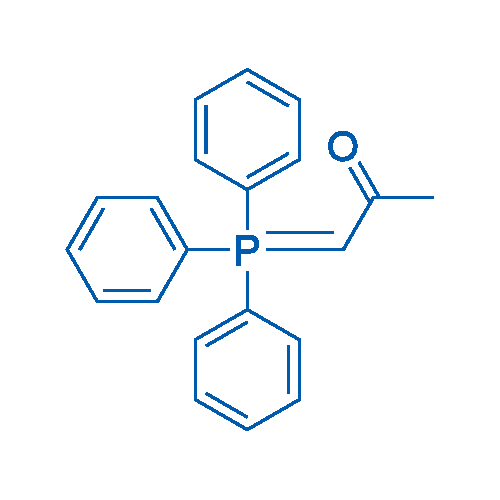 1-三苯基膦-丙基-2-酮 分子结构式