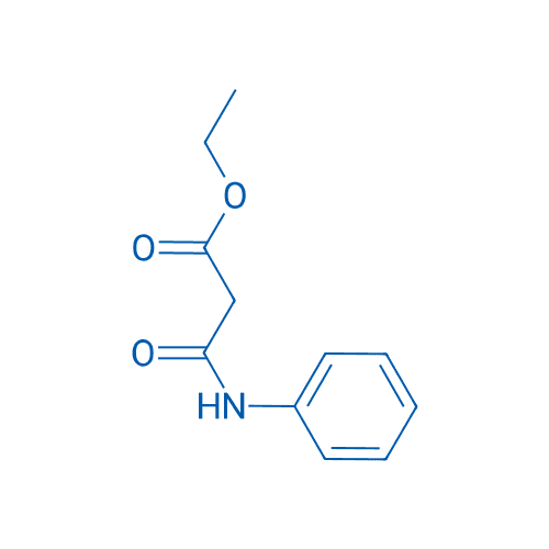 3-氧代-3-(苯基氨基)丙酸乙酯 分子结构式