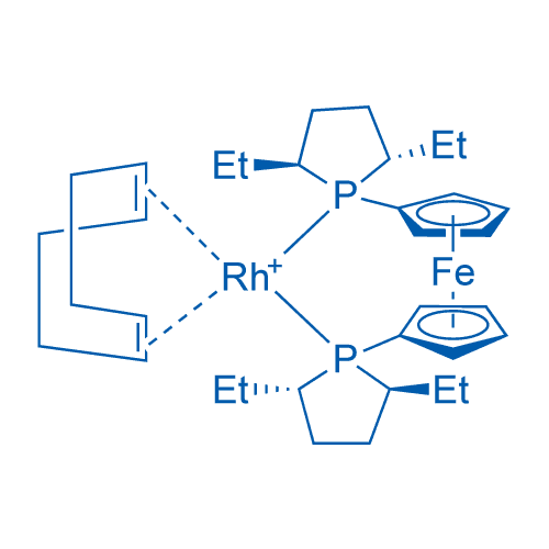 1,1'-双[(2S,5S)-2,5-二乙基膦]二茂铁(1,5-环辛二烯)铑(I)