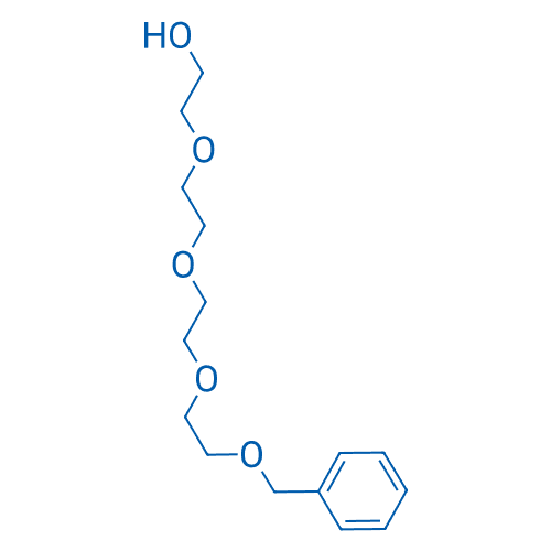 1-苯基-2,5,8,11-四氧杂十三烷-13-醇 分子结构式