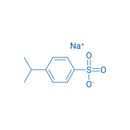 4-异丙基苯磺酸钠 分子结构式