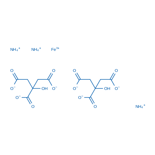 2-羟基-1,2,3-丙三羧酸铁(III)铵盐