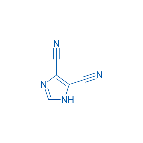 4,5-二氰基咪唑 分子结构式