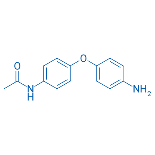 N-(4-(4-氨基苯氧基)苯基)乙酰胺 分子结构式