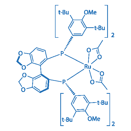 二乙酸基{(S)-(+)-5,5'-双[二(3,5-二-叔丁基-4-甲氧基苯基)膦基]-4,4'-双-1,3-苯并间二氧杂环戊烯}钌(II)