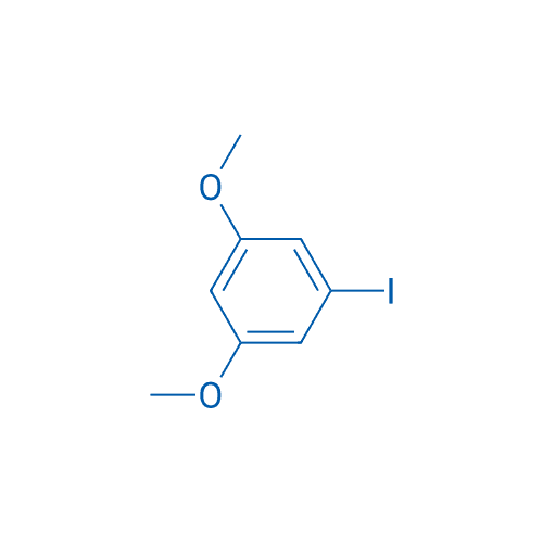3,5-二甲氧基碘苯 分子结构式