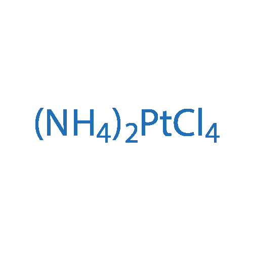 氯亚铂酸铵 分子结构式