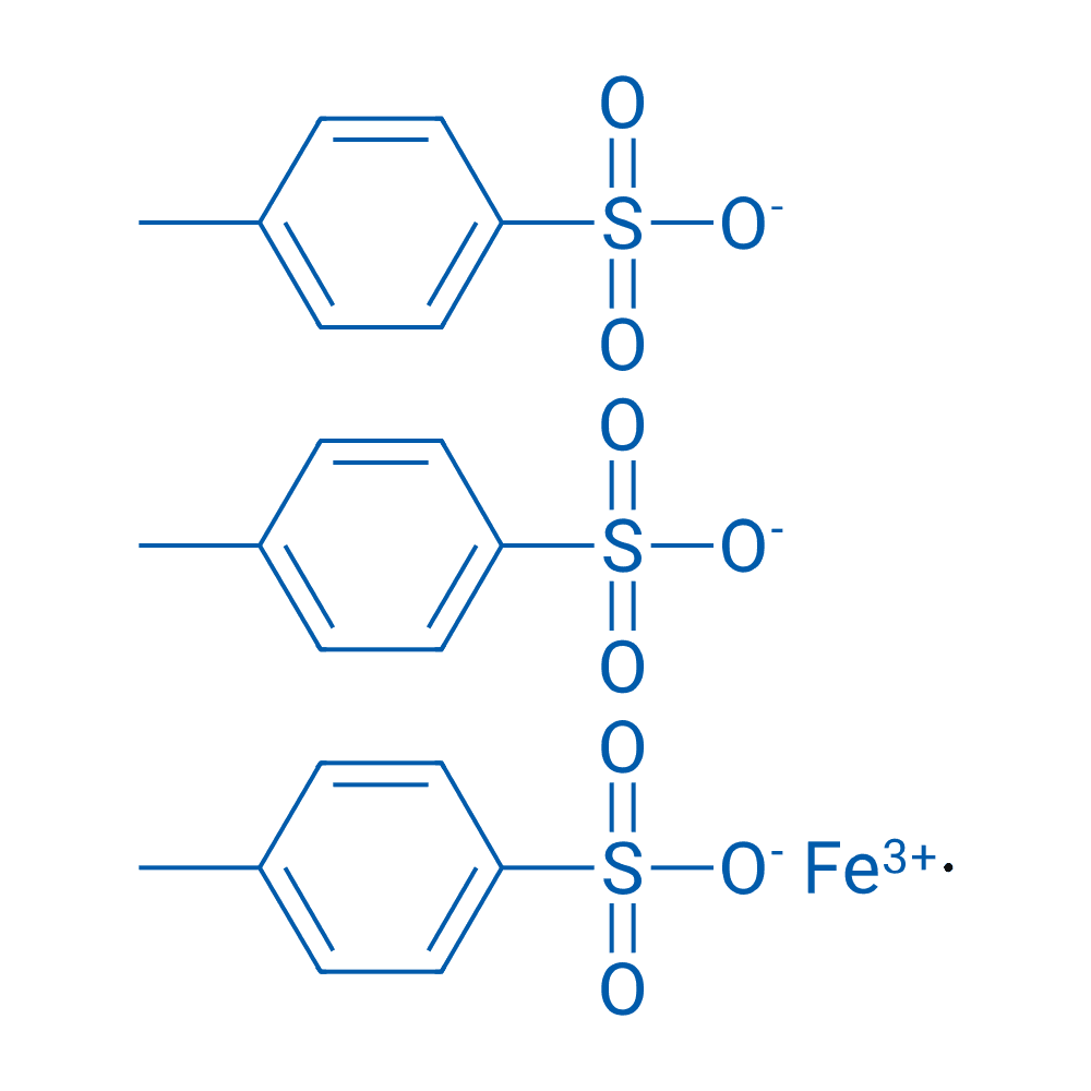 对甲苯磺酸铁 分子结构式