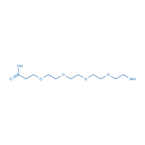 1-氨基-3,6,9,12-四氧代十五烷-15-酸 分子结构式
