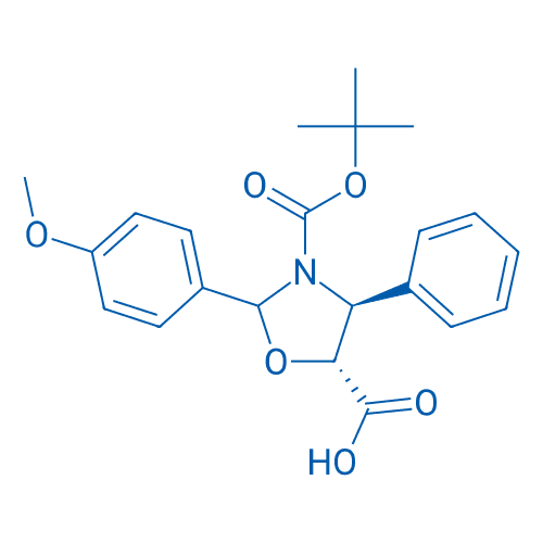 (4S,5R)-3-(叔丁氧基羰基)-2-(4-甲氧基苯基)-4-苯基恶唑烷-5-甲酸