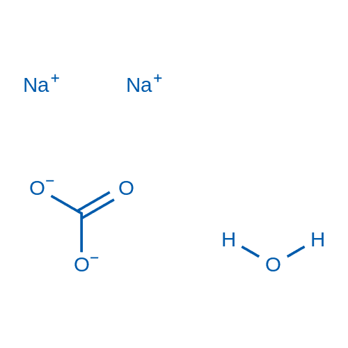 碳酸钠x水合物 分子结构式