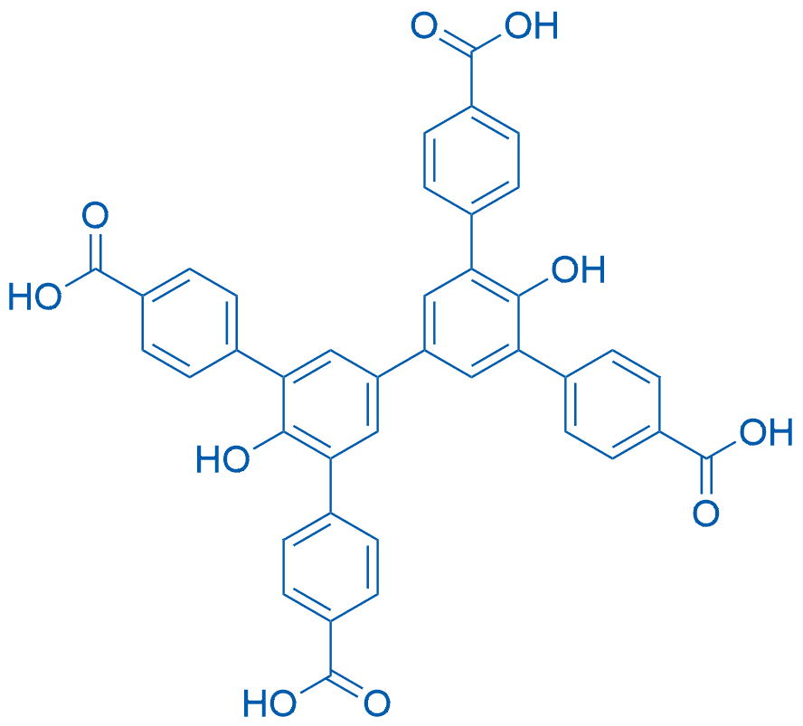 5',5''-双(4-羧基苯基)-4'',6'-二羟基-[1,1':3',1'':3'',1'''-四联苯]-4,4'''-二羧酸