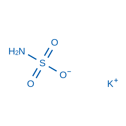 氨基磺酸钾 分子结构式