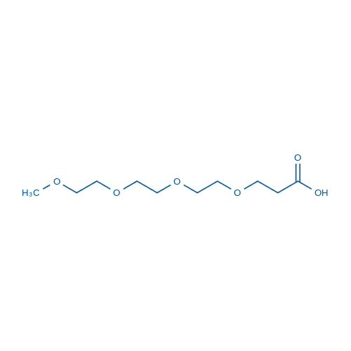 2,5,8,11-四氧杂十四烷-14-酸 分子结构式
