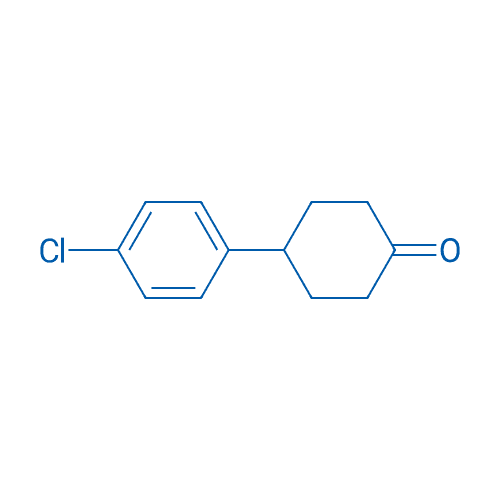 4-(4-氯苯基)环己酮 分子结构式