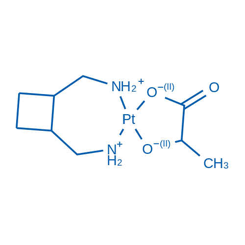 铂,(1,2-环丁二甲胺-N,N')[2-羟基丙酸根(2-)-O1,O2]-, [SP-4-3-(S),(反式)]-