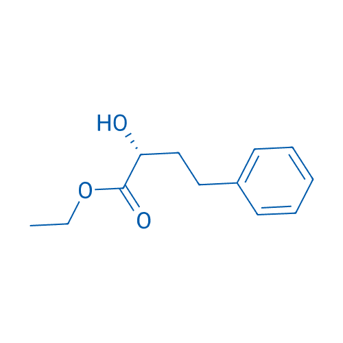 (R)-2-羟基-4-苯基丁酸乙酯 分子结构式
