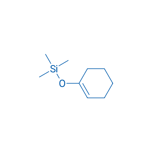 1-环己烯氧基三甲基硅烷 分子结构式