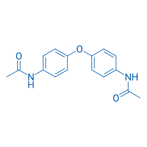 N,N′-(氧代二-4,1-亚苯基)二乙酰胺 分子结构式