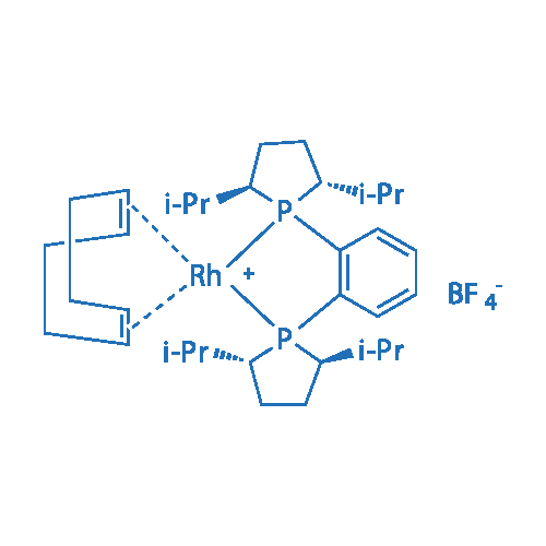 (+)-1,2-双((2R,5R)-2,5-二异丙基磷杂环戊烷基)苯)1,5-环辛二烯)铑(I) 四氟硼酸盐